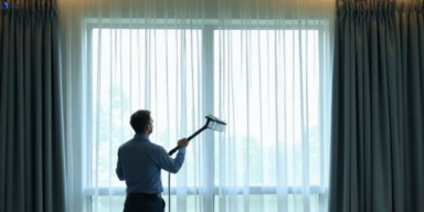 Commercial drapes cleaning service gordon-park hotels offices