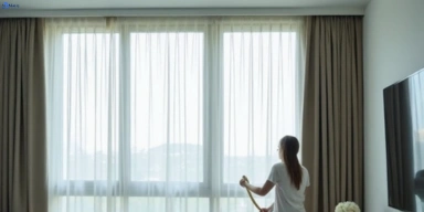 Delicate sheer drape cleaning gordon-park Matty Curtain Cleaning